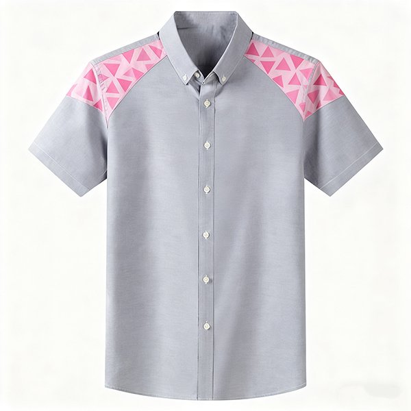 Summer New Men's Casual Short Sleeve Shirt - Cotton Button-Down Cardigan